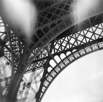 Tower foot and sun (Paris)