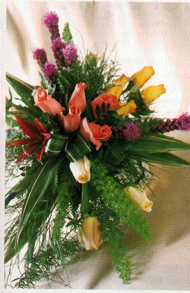 liatris y rosas