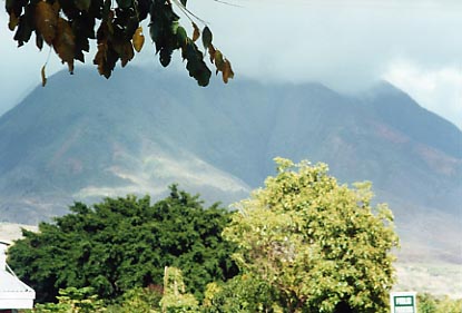 Lahaina Hills and Clouds