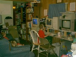 Cluttered Living Room