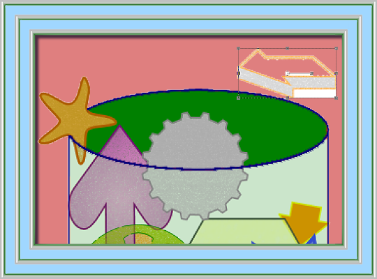 incomplete thing made of vector objects