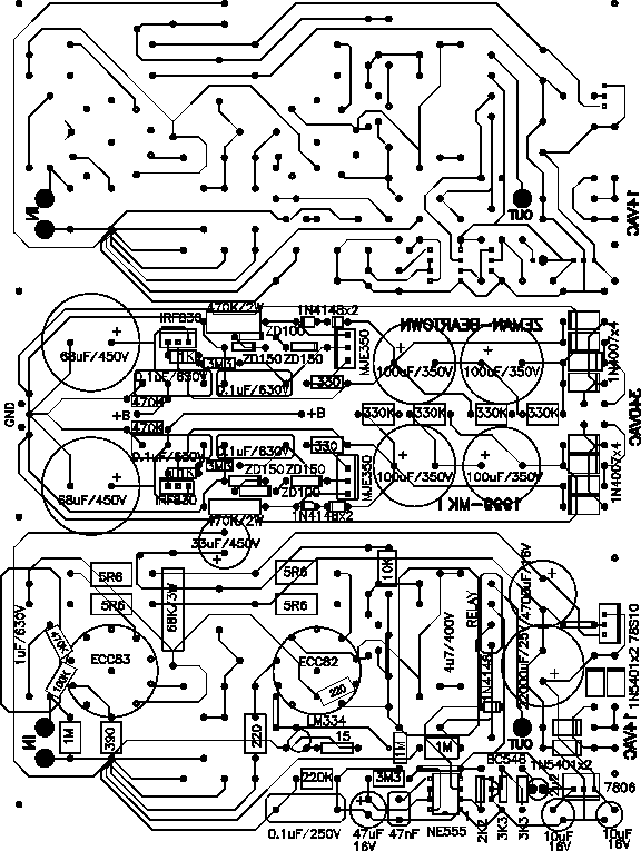 Linestage components layout