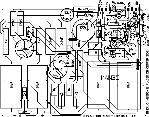 Mic-preamp PCB layout