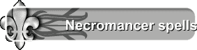 Necromancer spells