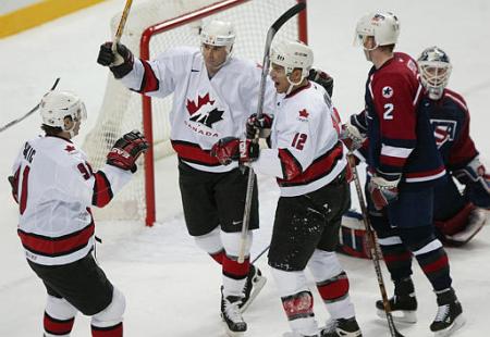 Canadian Men's Team Celebrates