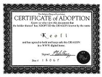 Keoli's Certificate
