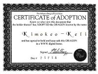 Kimokeo's Certificate