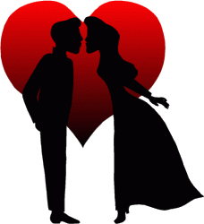 Lovers Kissing