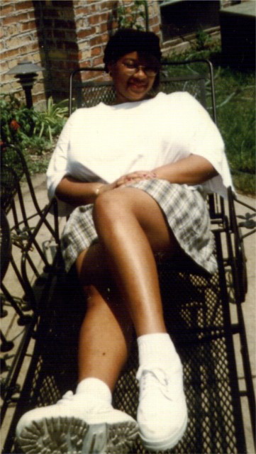 In the Backyard Lounging