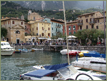 Am Gardasee waren noch viele Urlauber.