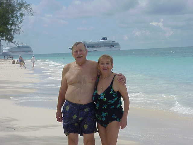 We went ashore