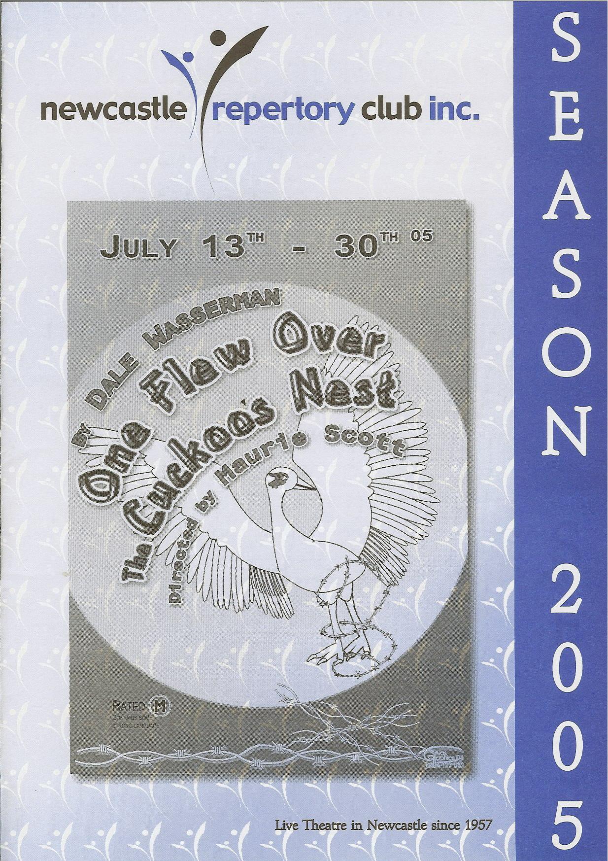 One Flew Over the Cuckoo's Nest programme page 1