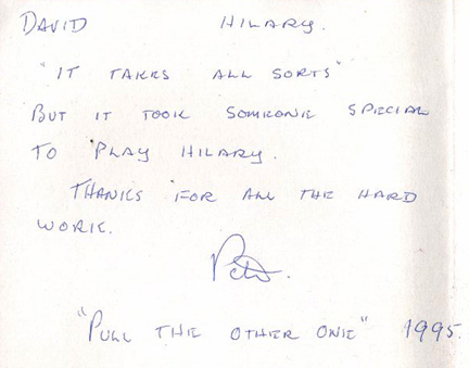 Pull The Other One director comment