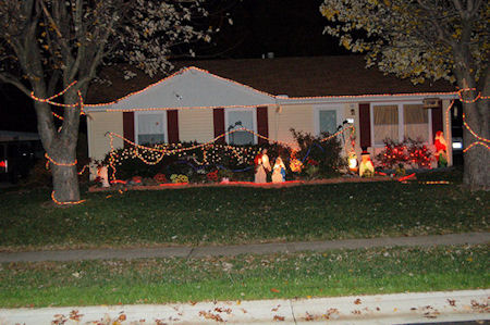 Entire House with Lights