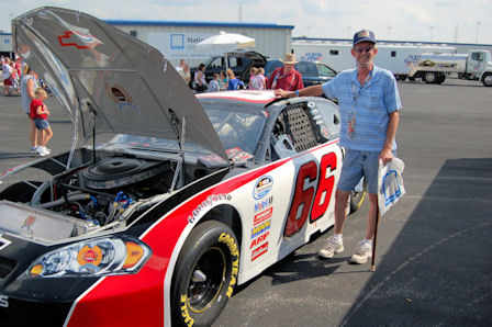 Herb Trying to get into Car