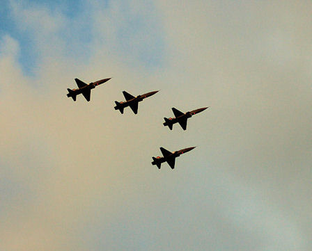 Fly Over of Jets