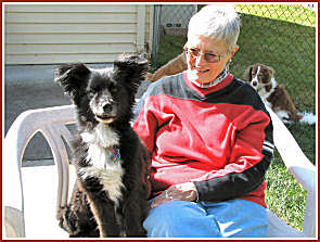 Helen with Silkie