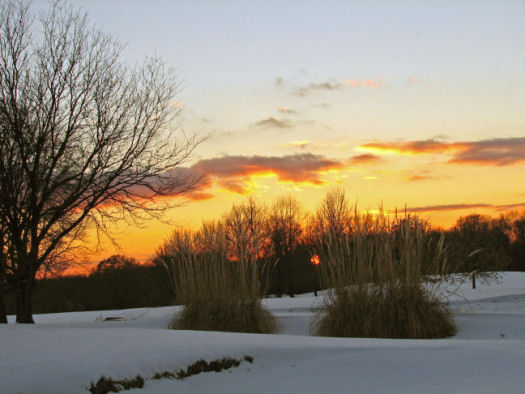Sunset at Sharon Woods Golf Course
