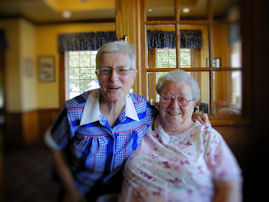 Barb and her sister Helen