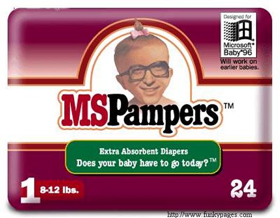 Bill Gates as a child - he still uses pampers experts say