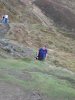 near the top