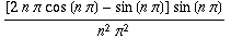 ([2npicos(npi)-sin(npi)]sin(npi))/(n^2pi^2)