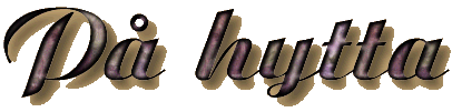P� hytta