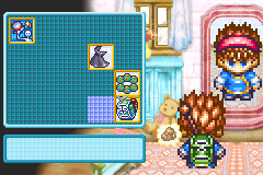 Gon gives you this. It might be because you've completed the BIG mission (Where you steal the blue dragon thing off Leorio) or it might be because of all those odd encoded messages I was sending him ^_^;; Look, there's a fishing rod sticking out the top.