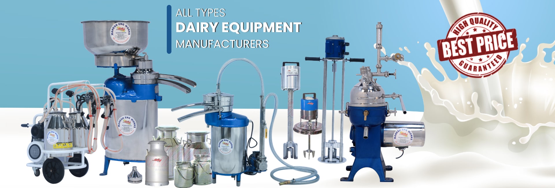 dairy equipment exporters