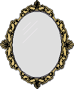 GOLD LEAF MIRROR