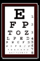 blurry eye test