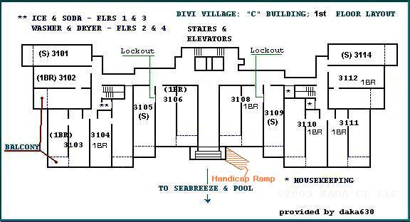 Aruba Divi Village Resort Layouts A Divi Resorts C