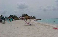 Druif Beach looking towards the Tamarijn Resort