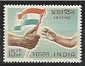Handing Over the Flag - Children's Day