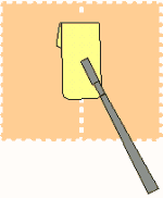 Hinge on Big Stamps
