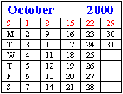October