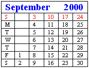 September (Back)