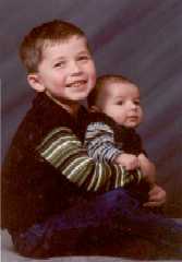 Jon Michael holding Jesse - November 2002