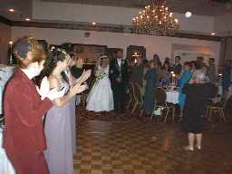 Entering the Reception