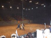 Black & White Knight in mortal combat with the Blue Knight