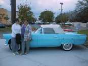 Dale & Pat with the '57 Thunderbird.