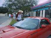 Ernie looking over the 2004 Thunderbird.