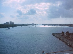 A view of the bay.