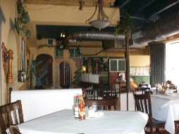 Inside of The Alpine Cajun Bistro.