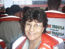 Dale at the lifeboat drill.