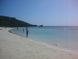 The beach.