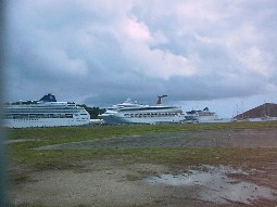The tiny ship at the right is the crown