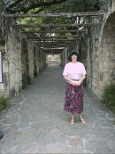 Dale In The Enclosed Walk Way Past The Garden And Library