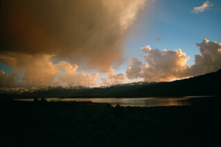 Sunset over Bridgeport Resevoir