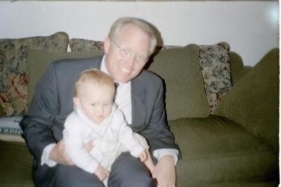 chris and harrison at alexander's baptism...